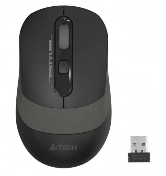 Mouse fără fir A4Tech FG10, negru/gri