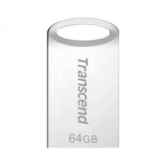 Unitate flash USB Transcend JetFlash 710S, 64 GB, argintiu