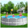 Cadru metalic piscina 366x99 cm, 8592L