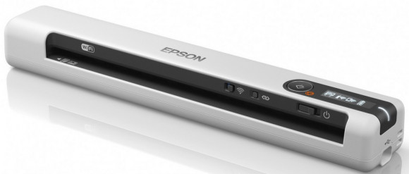 Scaner mobil Epson DS-80W, A4, alb
