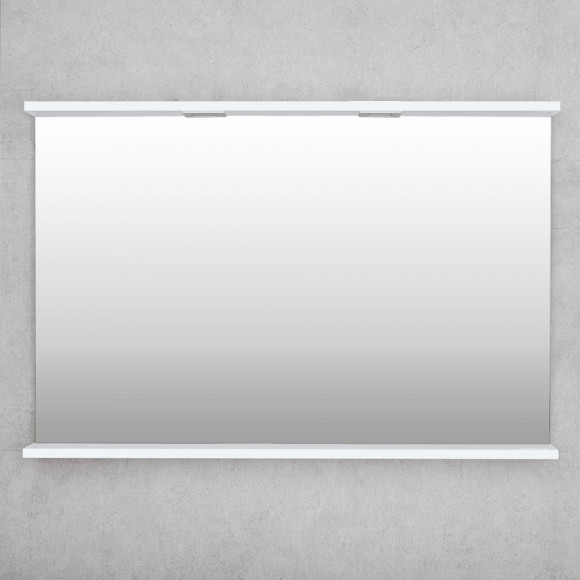 Зеркало для ванной Bayro Ellen прямоугольное 1000x700 белое