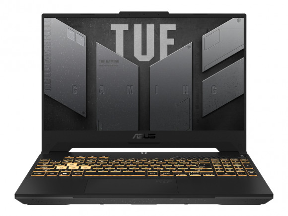 Laptop pentru jocuri 15.6 ASUS TUF Gaming F15 FX507ZM, gri Mecha, Intel Core i7-12700H, 16 GB/1024 GB, fără sistem de operare