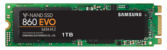 .M.2 SSD SATA 1.0TB Samsung 860 EVO MZ-N6E1T0BW [R/W:550/520MB/s, 97 IOPS, MJX, V-NAND 3bit MLC]