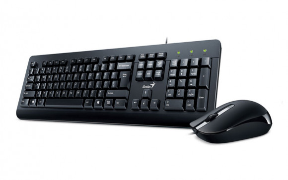 Tastatură și mouse Genius KM-160, cu fir, negru
