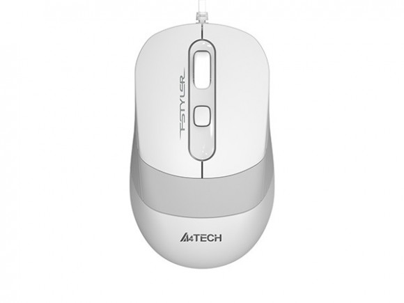 Mouse A4Tech FM10, alb/gri