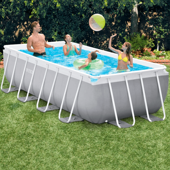 Cadru metalic piscina 400x200x100cm, 6836L