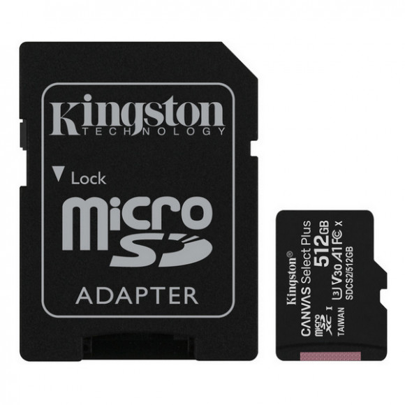 Card de memorie Kingston Canvas Select Plus 512GB (SDCS2/512GB)