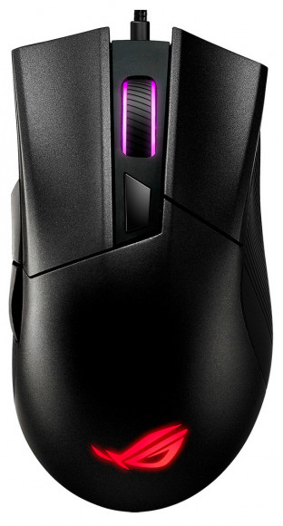 Mouse pentru jocuri ASUS ROG Gladius II Core, negru