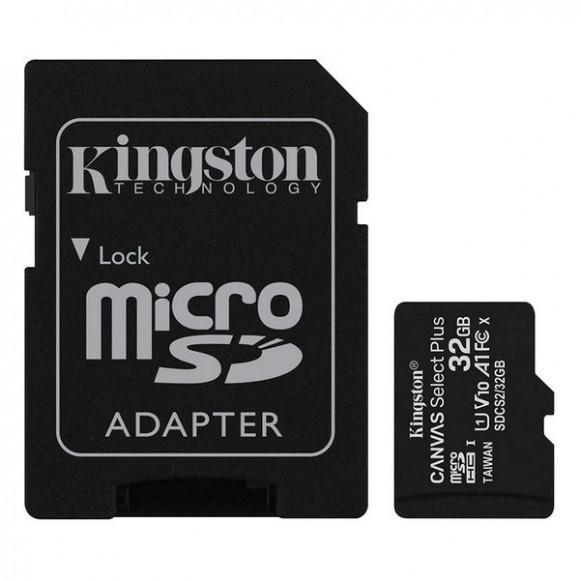 Карта памяти Kingston Canvas Select Plus, 32Гб (SDCS2/32GB)