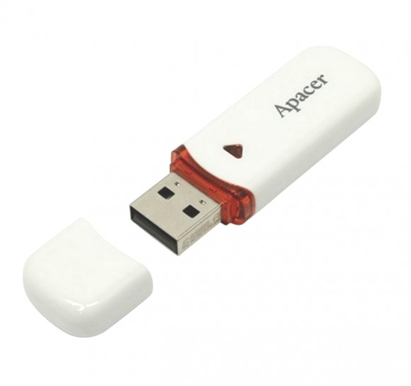 USB Flash накопитель Apacer AH333, 16Гб, White
