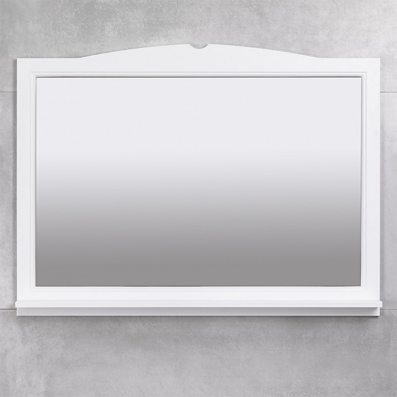 Зеркало для ванной Bayro Classic One прямоугольное 1000x750 белое