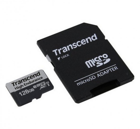 Card de memorie Transcend MicroSDXC clasa 10 de 128 GB (TS128GUSD350V)