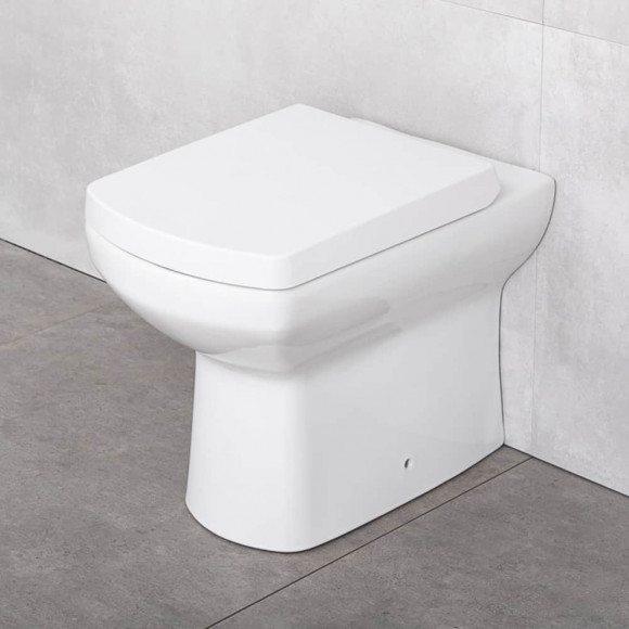 WC montat pe perete Guralvit Nero cu scaun micro-lift, Easy Release DRP
