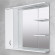 Шкаф-зеркало для ванной Bayro Deco One 970x750 левый белое