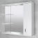 Шкаф-зеркало для ванной Bayro Deco One 970x750 правый белое