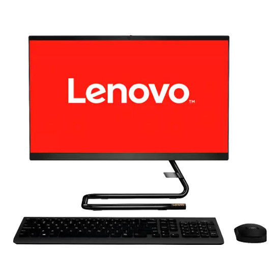 Monobloc Lenovo IdeaCentre 3 24IMB0, 23.8, Intel Core i3-10100T, 16GB/512GB, Fara OS, Negru
