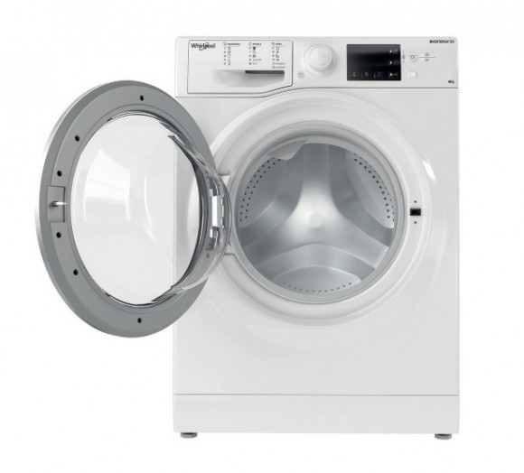 Mașină de spălat Whirlpool WRBSS 6215 B EU, 6kg, Alb