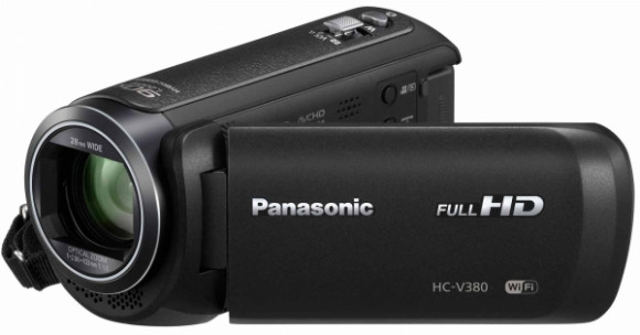 Cameră video portabilă Panasonic HC-V380EE-K, neagră