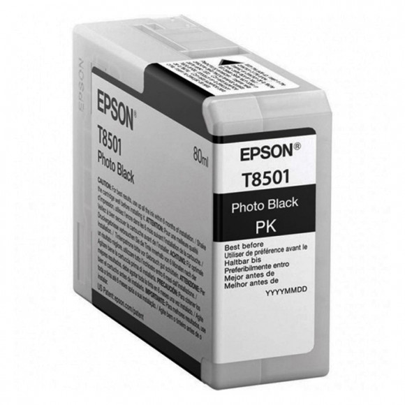 Cartuș de cerneală Epson T850 UltraChrome HD, C13T850100, fotografie neagră