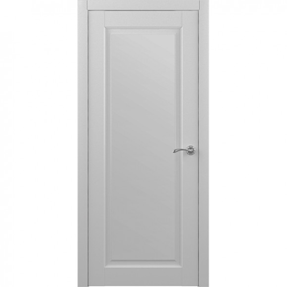Ușă de interior oarbă — Ermitaj-7, culoare platină, MDF