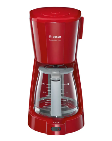 Aparat de cafea prin picurare Bosch CompactClass TKA3A034, 1100W, Roșu