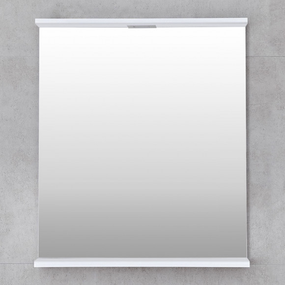 Зеркало для ванной Bayro Ellen прямоугольное 600x700 белое