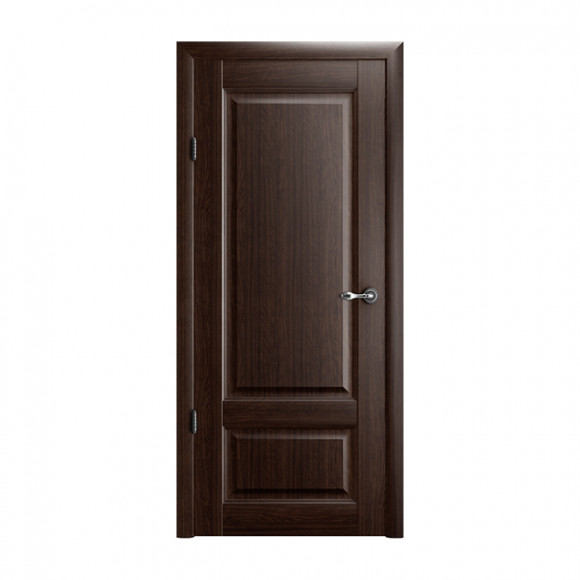 Ușă de interior oarbă de culoarea nucului — Ermitaj-1