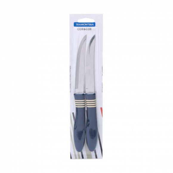 Набор ножей для стейка с гладким краем COR &#38; COR, синий, 2 шт