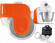 Robot de bucatarie Bosch MUM54I00, Alb Portocaliu