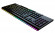 Tastatură pentru jocuri Cougar Aurora S, suprafață asemănătoare carbonului, iluminare de fundal multicoloră cu 8 efecte, aspect SUA, USB