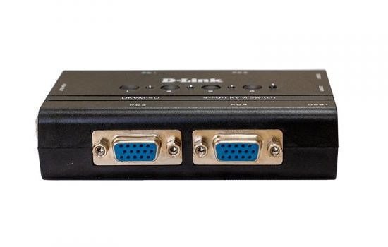 COMUTĂTOR KVM USB D-Link 4 PORTURI, DKVM-4U/C2A