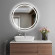 Зеркало для ванной Bayro Elipso круглое 700x700 LED