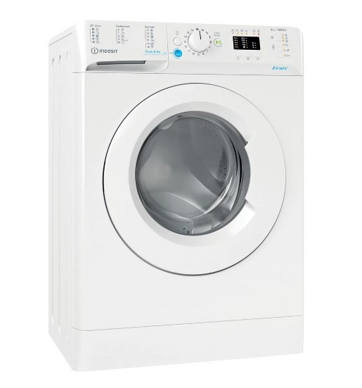Mașină de spălat Indesit BWSA 61251 W EU, 6kg, Alb