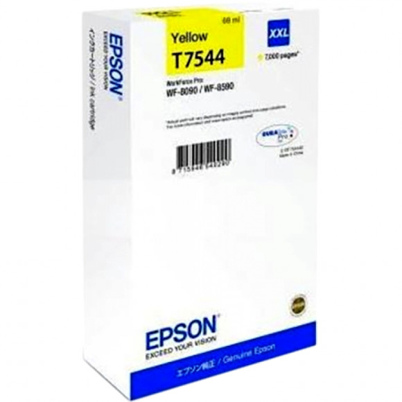 SALE_Cartuș de cerneală Epson T754440, WF-8090 /WF-8590 Cartuș de cerneală XXL galben