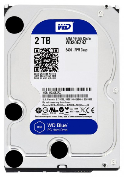 3.5 HDD 2.0TB -SATA-256MB Western Digital Blue (WD20EZAZ)