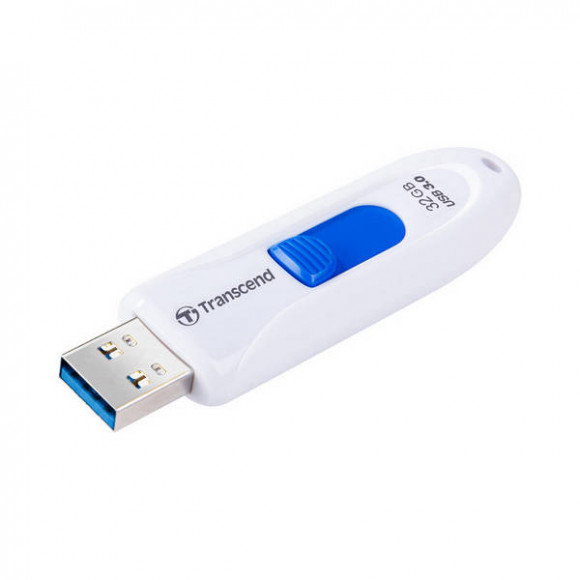 Unitate flash USB Transcend JetFlash 790, 32 GB, alb/albastru