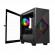 Carcasă mATX GAMEMAX Cyclops, fără PSU, ventilatoare ARGB 2x120mm, Hub ARGB, TG, filtru de praf, USB 3.0, negru/roșu