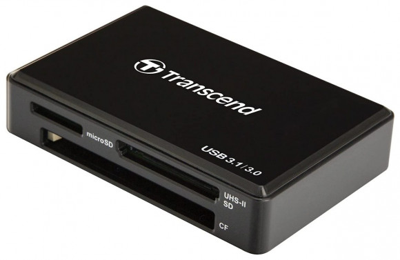 Кардридер Transcend TS-RDF9, USB Type-A, Чёрный