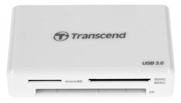 Cititor de carduri Transcend TS-RDF8, USB tip A, alb