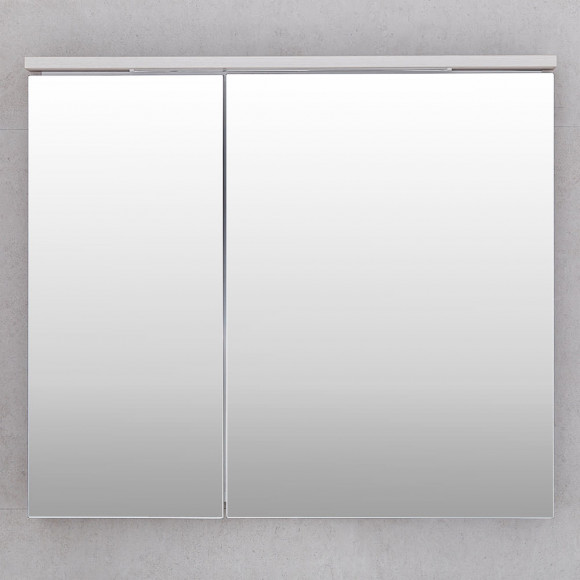Шкаф-зеркало для ванной Bayro Dorado LED 800x700 ясень