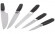 Set de cuțite Rondell Lincor, negru