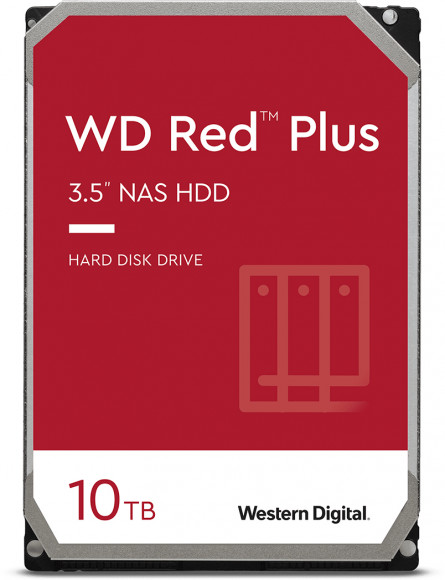 3.5 HDD 10.0TB-SATA- 256MB Western Digital Red Plus NAS (WD101EFBX)