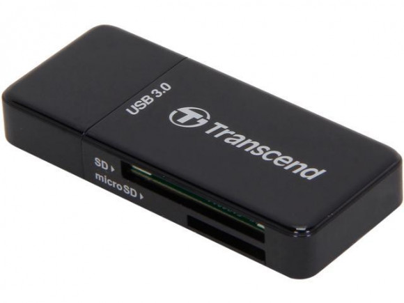 Cititor de carduri Transcend TS-RDF5, USB tip A, negru