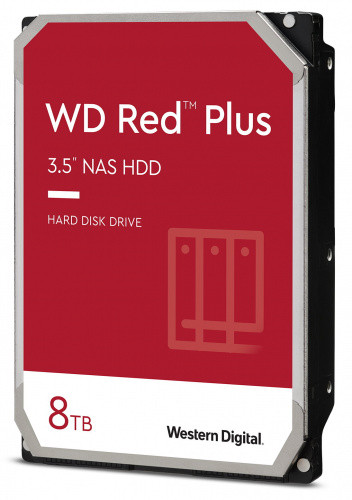 3.5 HDD 8.0TB-SATA-256MB Western Digital Red Plus NAS (WD80EFBX)