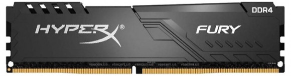 32 GB DDR4-2666 MHz Kingston HyperX FURY (HX426C16FB3/32), CL16-18-18, 1,2 V, Intel XMP 2.0, negru