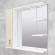 Шкаф-зеркало для ванной Bayro Allure 1000x750 левый беж