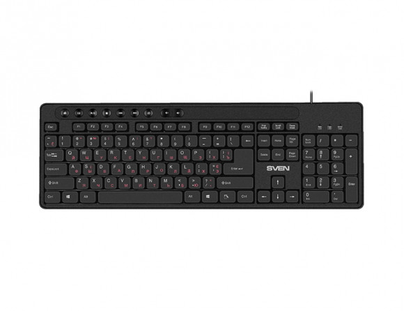 Tastatură SVEN KB-C3060, cu fir, neagră