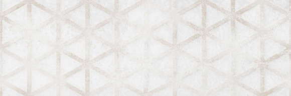 Плитка для ванной Saloni Industrial Roxy Perla Decor 250x750 рельефная матовая белый / 5