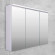 Шкаф-зеркало для ванной Bayro Dorado LED 1000x700 белый структурный
