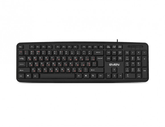 Tastatură SVEN KB-S230, cu fir, neagră